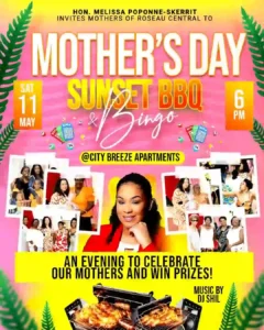 Poster of Mother's Day Sunset BBQ and Bingo event 