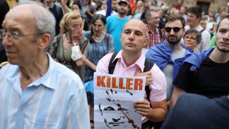 Anti- Gazporam protest in Bulgaria