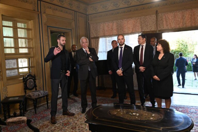 Yesterday, Vahagn Khachaturyan, the president of Armenia, paid a visit to Plovdiv. He met with Zdravko Dimitrov, the mayor, during the trip. The two discussed maintaining the Armenian community's identity over time in Bulgaria. The mayor underlined that Plovdiv had two mayors of Armenian descent and that the city had a considerable rise under their leadership