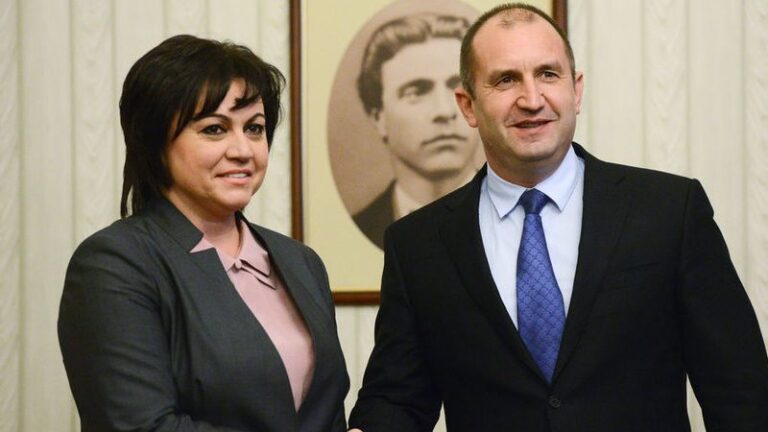 After consultations with president Radev, the leader of the BSP party Cornelia Ninova the talks about the cabinet is unnecessary as there will be no results. She made it clear that his party will not make any negotiations with GERB to form a stable government in the country