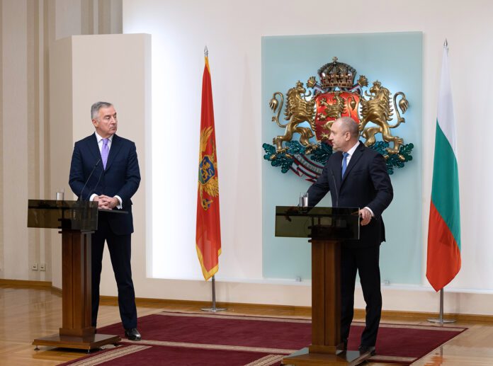 President of Montenegro Milo Đukanovic visited Sofia to meet president Radev after receiving an invitation from the president of Bulgaria