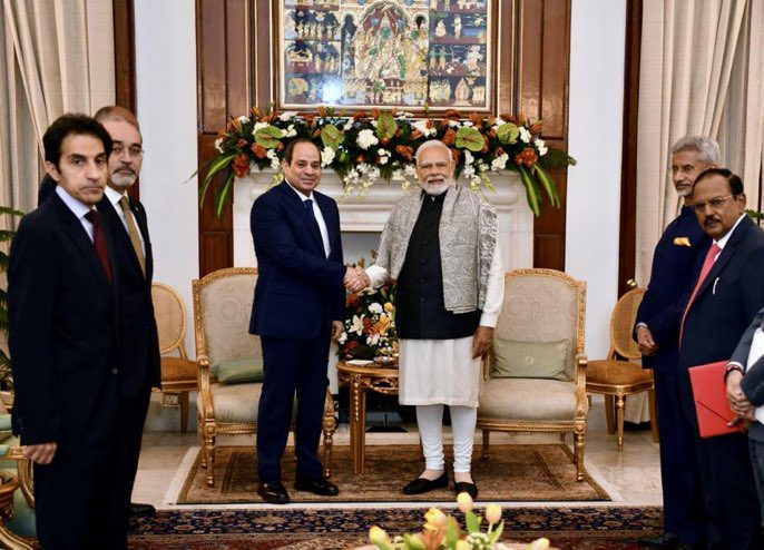 India is eagerly interested in improving relations with the Middle East. It presents India with a dual-layered opportunity and potential. India is one of the world's largest economies and consumers, which can meet Egypt's market demands