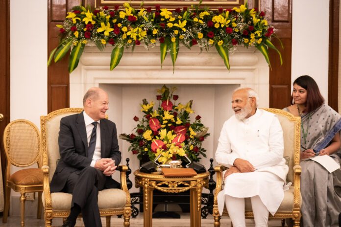Olaf Scholz, the chancellor of Germany, noted that India has had a tremendous rise and emphasised that this is 