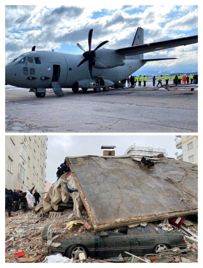 Following three severe earthquakes that devastated Turkey's infrastructure and resulted in thousands of fatalities, Bulgaria dispatched two Spartan military transport aircraft to the country with emergency rescue crews