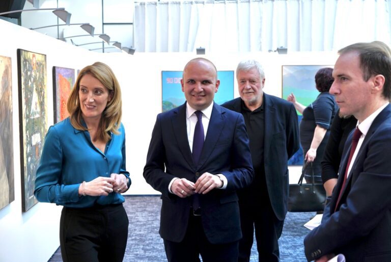 Brussels, Belgium: Yesterday, on May 2, 2023, the exhibition "Together II" was opened in the European Parliament Building in Brussels, which is organized in cooperation by the Ministry of Culture of the Republic of Bulgaria with the Ministry of Culture of the Republic of Northern Macedonia