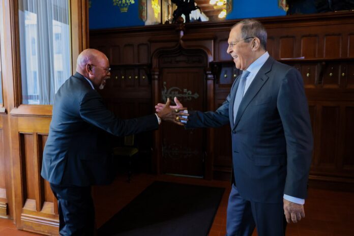 On May 18, Foreign Minister Sergey Lavrov held talks with Foreign Minister of the Republic of Uganda Abubaker Jeje Odongo, who is in Moscow on a working visit. The meeting took place in a friendly and trust-based atmosphere traditional for Russian-Ugandan relations