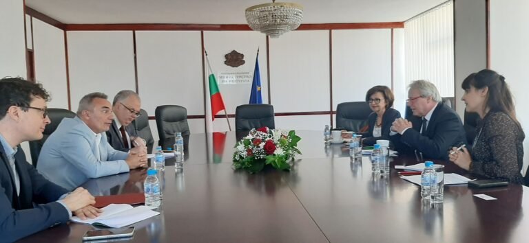 Sofia, Bulgaria: The Minister of Culture, Krastu Krastev, met with the Ambassador of the French Republic in Bulgaria, N Pr. Joel Meyer yesterday, June 30, 2023. During the meeting, Mrs Irina Petrescu, Cultural Attache of the French Republic's Embassy in Bulgaria, accompanied him