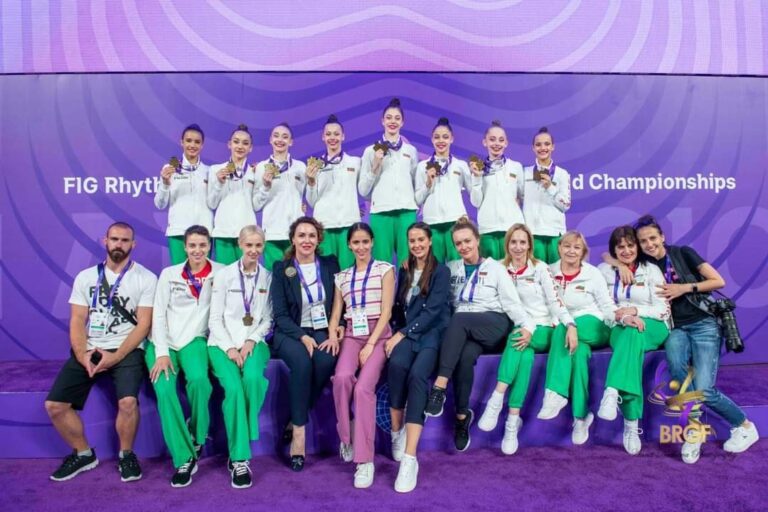 Sofia, Bulgaria: The Ministry of Youth and Sports informed through its social media account that at the World Championship in Rhythmic Gymnastics for Girls in Romania, Bulgarian competitors won six medals - three gold and three silver