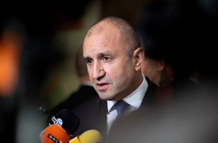 President Rumen Radev talks briefly about his decision of not sending weapons to Ukraine and their meeting with Ukrainian President Volodymyr Zelenskyy, who visited Sofia during his European tour of collecting support from allies