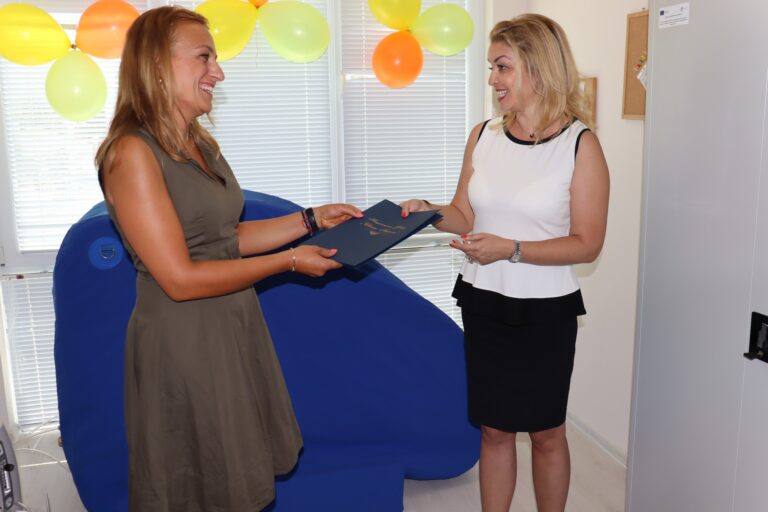 Barocamera for therapy of children with disabilities by pressurized oxygen received by the Day Center for the Support of Children with Disabilities and their Families in Haskovo on July 12, 2023