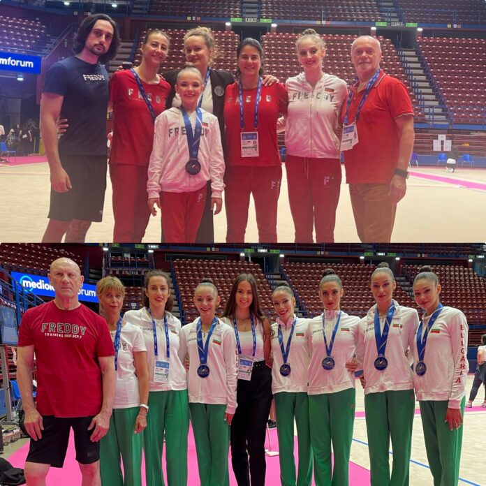 Milan, Italy: Bulgarian gymnasts won two silver and four bronze medals at the Artistic Gymnastics World Cup in Milan (Italy), which is the last start before the World Championships in Valencia in a month