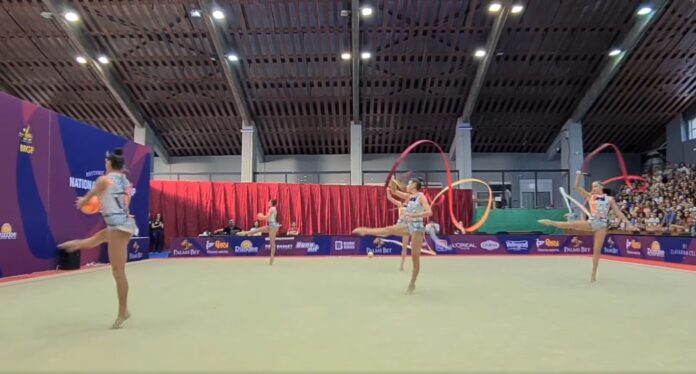 Sofia, Bulgaria: In front of the crowded Sofia Hall, the open audition of Bulgaria and Brazil's national teams in rhythmic gymnastics was held today