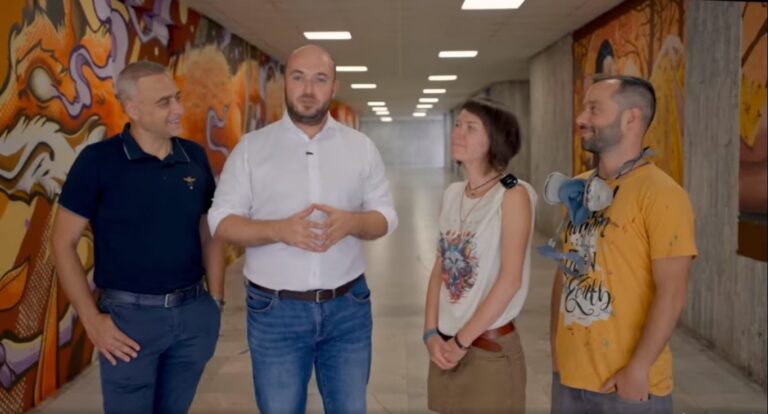 Sofia, Bulgaria: Georgi Valentinov Georgiev, Chairman of the Metropolitan Municipal Council, informed through its social media account that Graffiti has recently transformed the grey underpass between the metropolitan boulevards "Bulgaria" and "Todor Kableshkov" into a colour and mood-filled art space