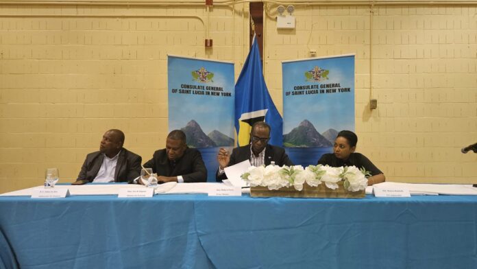 New York, USA: Philip J. Pierre, Prime Minister of Saint Lucia, informed through his social media account that yesterday, he arrived in New York, USA, to meet with the Saint Lucian diaspora