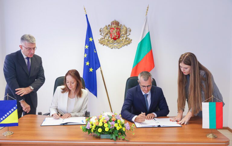 Sofia, Bulgaria: Bulgaria and Bosnia & Herzegovina signed a Memorandum for Cooperation in the Field of Youth and Sports reported Bulgarian Ministry of Sports and youth informed through its social media account