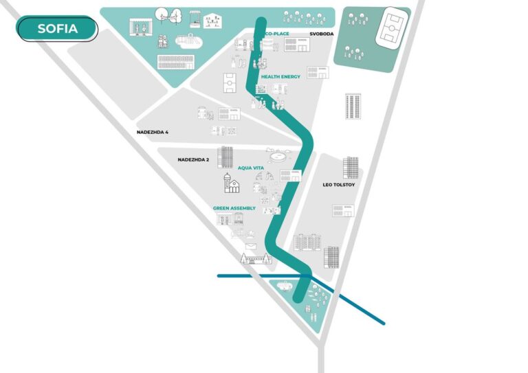 The Construction of the eight sites in the "Green Corridor of Health" in the "Hope" district continues. On October 20, 2023 (Friday), construction-installation activities to replace the existing pedestrian bridge at the river will begin at Suhodolska, Nadezhda Park