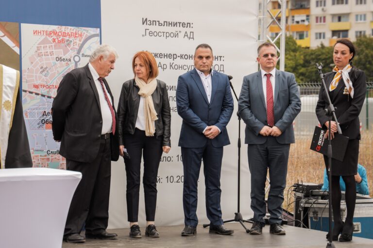 Sofia, Bulgaria: The Sofia Municipality started the construction of a new metro station on the boulevard "Pancho Vladigerov"