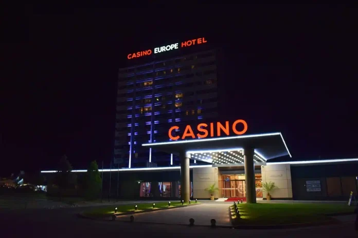 They used an unknown substance to incapacitate the casino croupier before fleeing the scene with a substantial amount of cash