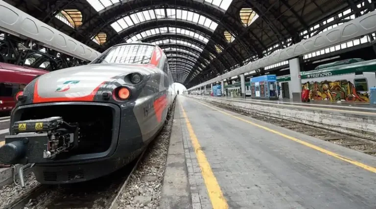 The strike, which involves national rail workers, was announced by Italian transport unions and is expected to significantly disrupt the normal train schedule