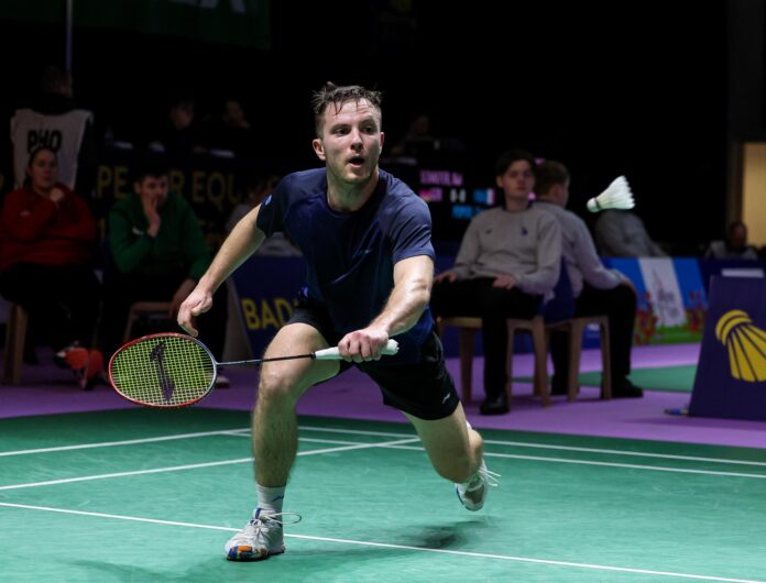 Dimitar Yanakiev celebrates his men’s singles victory at the YONEX Bulgarian International 2025 in Sofia, Bulgaria Dimitar Yanakiev celebrates his men’s singles victory at the YONEX Bulgarian International 2025 in Sofia, Bulgaria