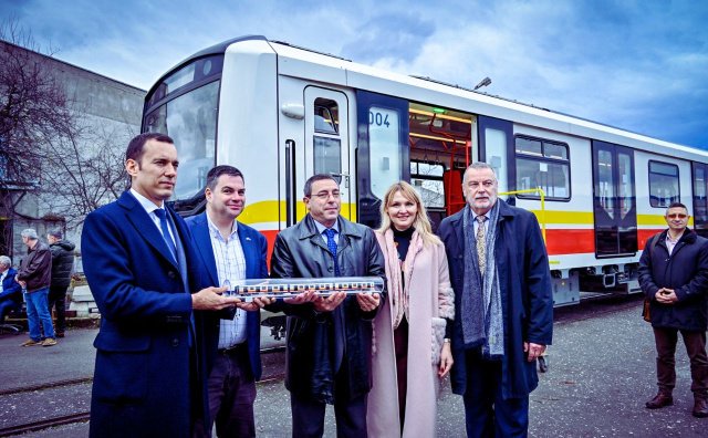Sofia’s first new Škoda metro train unveiled at Obelya depot, showcasing upgraded comfort, accessibility and efficiency