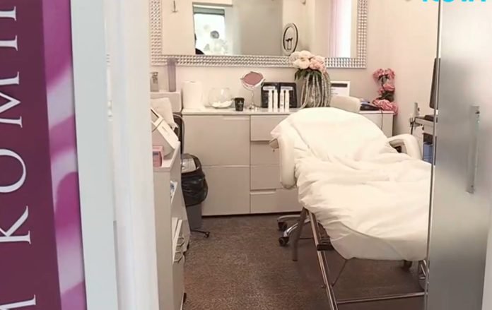 Exterior of a Burgas beauty salon as police investigate alleged hidden cameras and illegal live-streaming of clients Exterior of a Burgas beauty salon as police investigate alleged hidden cameras and illegal live-streaming of clients